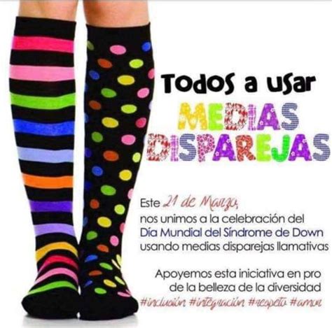 dia mundial del sindrome de down calcetines